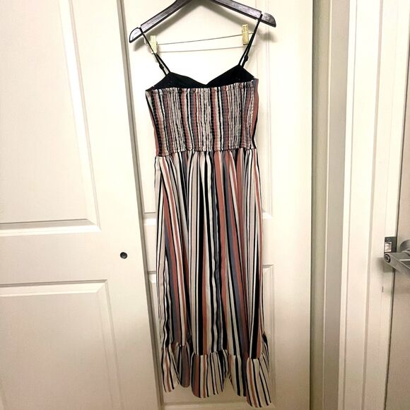 Maurices Women's Striped Casual Button Down Maxi Dress Size M - Picture 2 of 10
